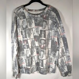 Marilyn Monroe Signature Cotton Blend Sweatshirt Size Large (11-13)